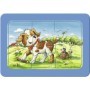 Puzzle animalute 3x6 piese